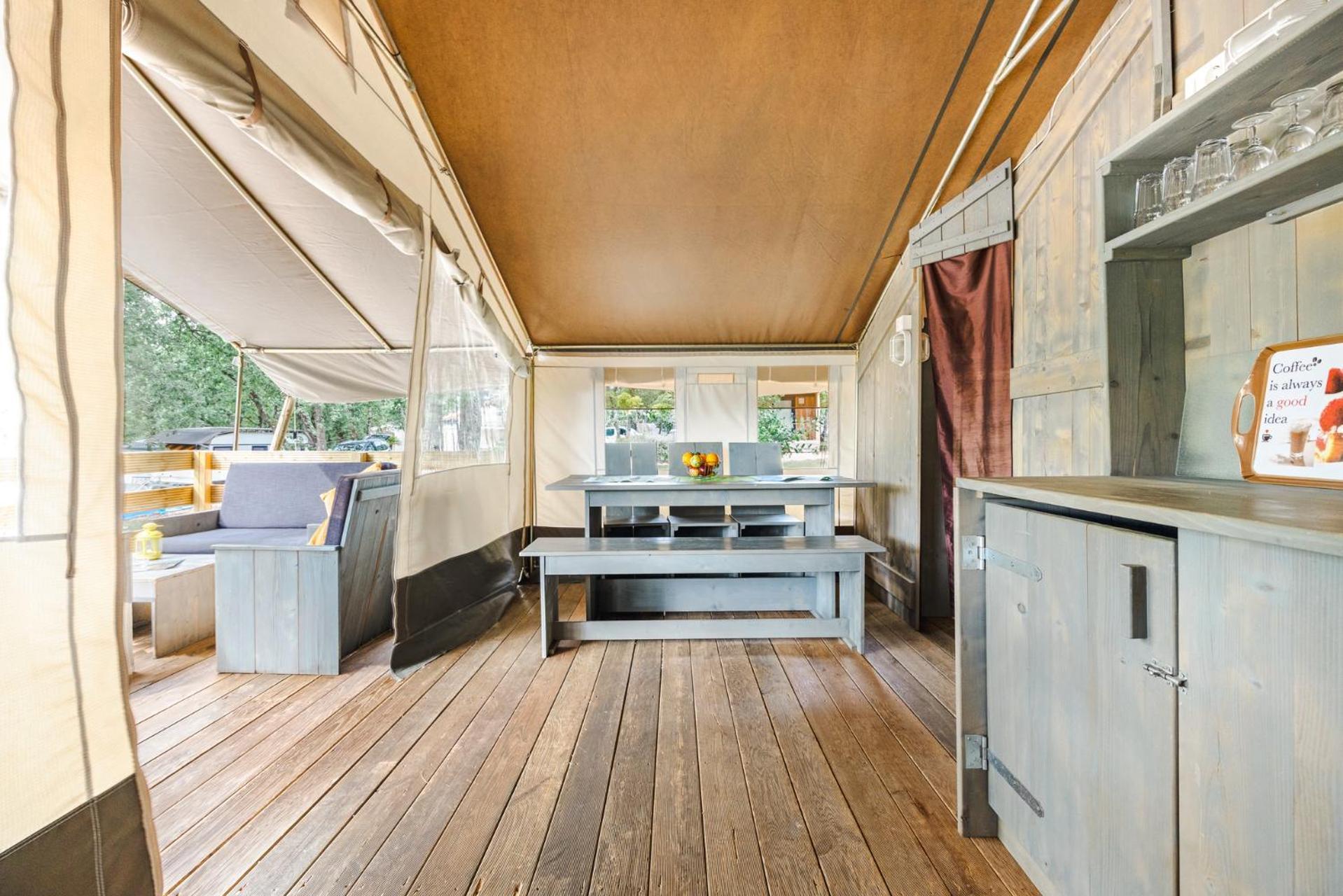 Easyatent Fkk Safari Tent Solaris Naturist - Clothes Free Poreč Zimmer foto